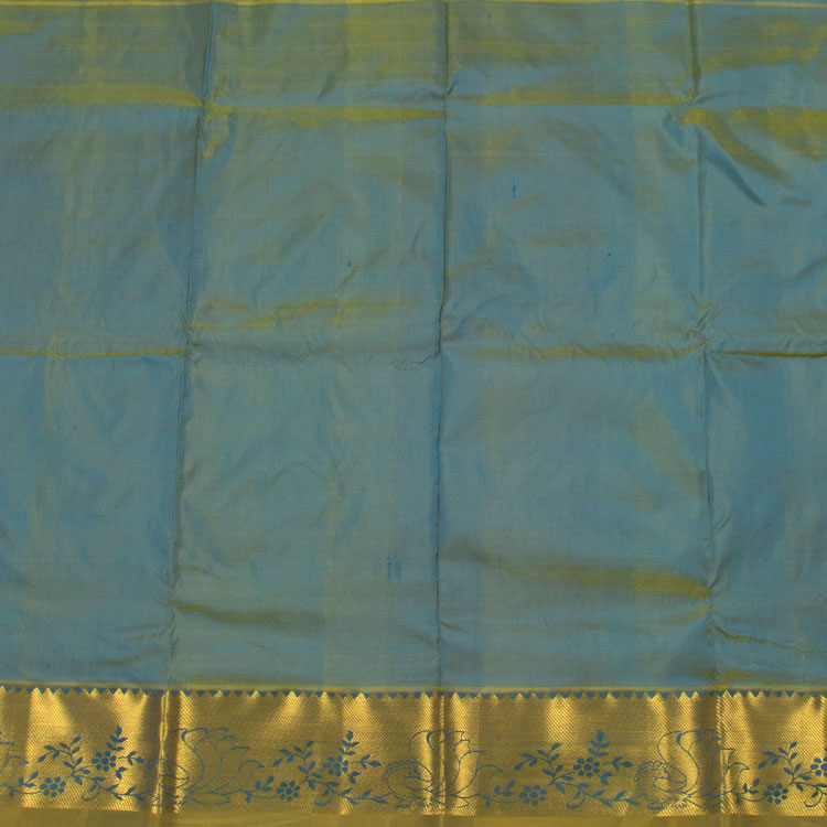 2 to 4 Year Size Pure Zari Kanchipuram Pattu Pavadai Material 10051587