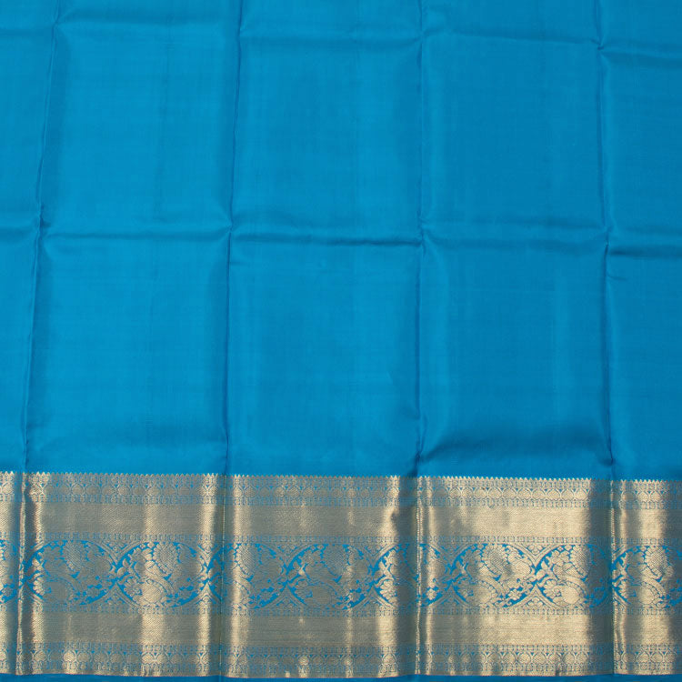 2 to 4 Year Size Pure Zari Kanchipuram Pattu Pavadai Material 10051590