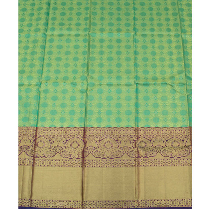Universal Size Pure Zari Kanchipuram Pattu Pavadai Material 10050924
