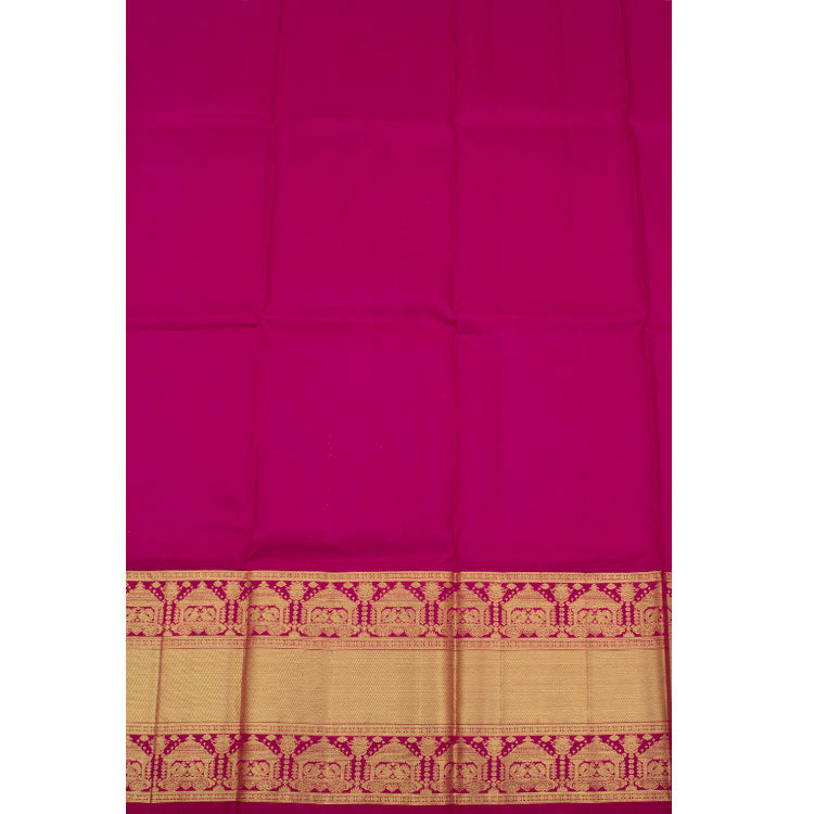 Universal Size Pure Zari Kanchipuram Pattu Pavadai Material 10050959