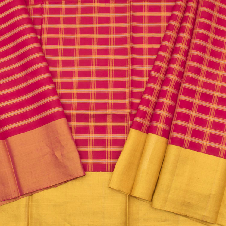 Universal Size Pure Zari Kanchipuram Pattu Pavadai Material 10050960