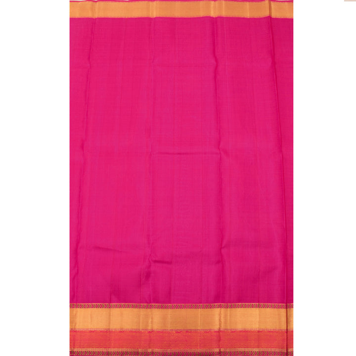 Kanjivaram Pure Zari Jacquard Silk Saree 10027235