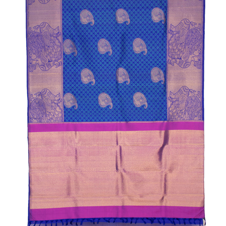 Kanjivaram Pure Zari Jacquard Silk Saree 10031712