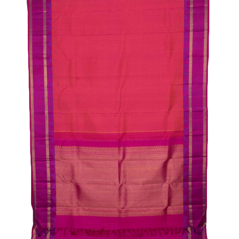 Kanjivaram Pure Zari Jacquard Silk Saree 10033018