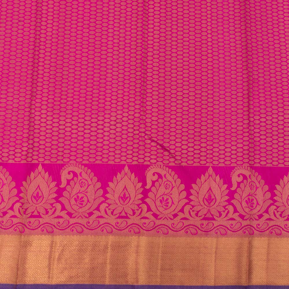 Kanjivaram Pure Zari Jacquard Silk Saree 10033733