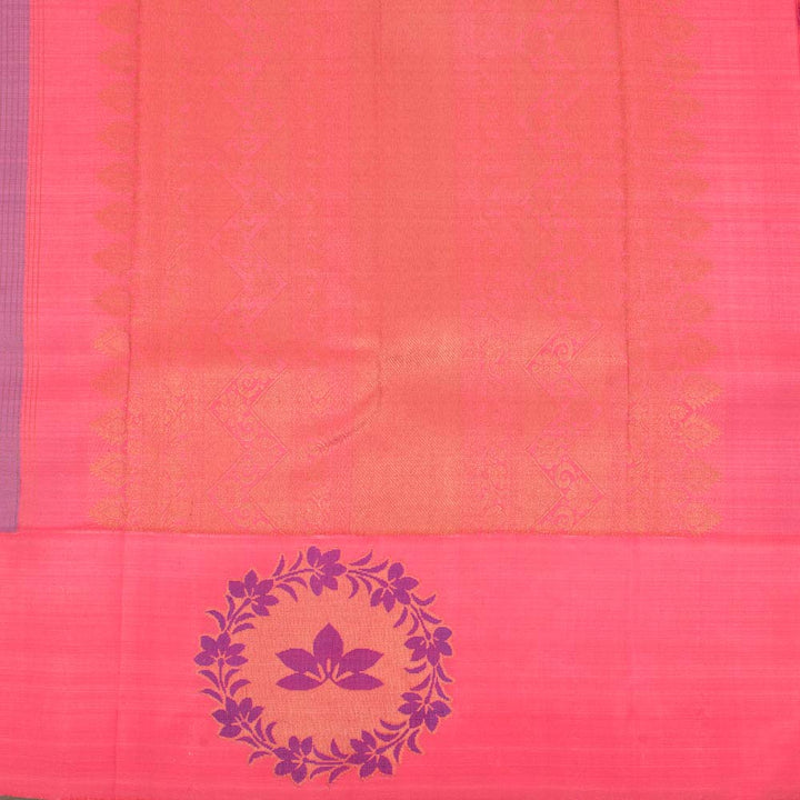 Kanjivaram Pure Zari Korvai Silk Saree 10034452