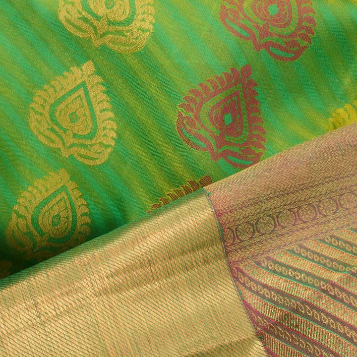 Kanjivaram Pure Zari Jacquard Silk Saree 10034999