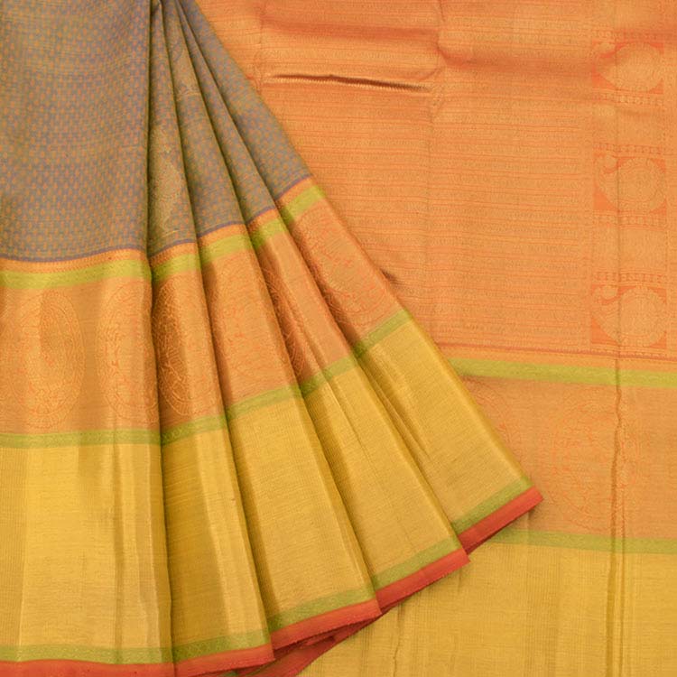 Kanjivaram Pure Zari Jacquard Silk Saree 10035003