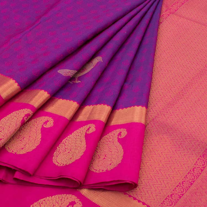 Kanjivaram Pure Zari Jacquard Silk Saree 10035010