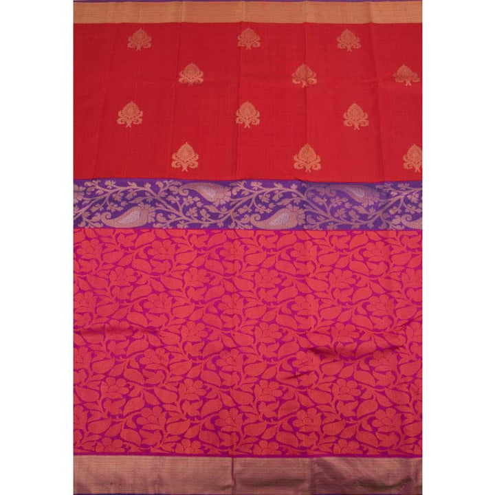 Kanjivaram Pure Zari Jacquard Silk Saree 10035015