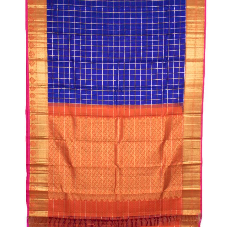 Kanjivaram Pure Zari Silk Saree 10035609