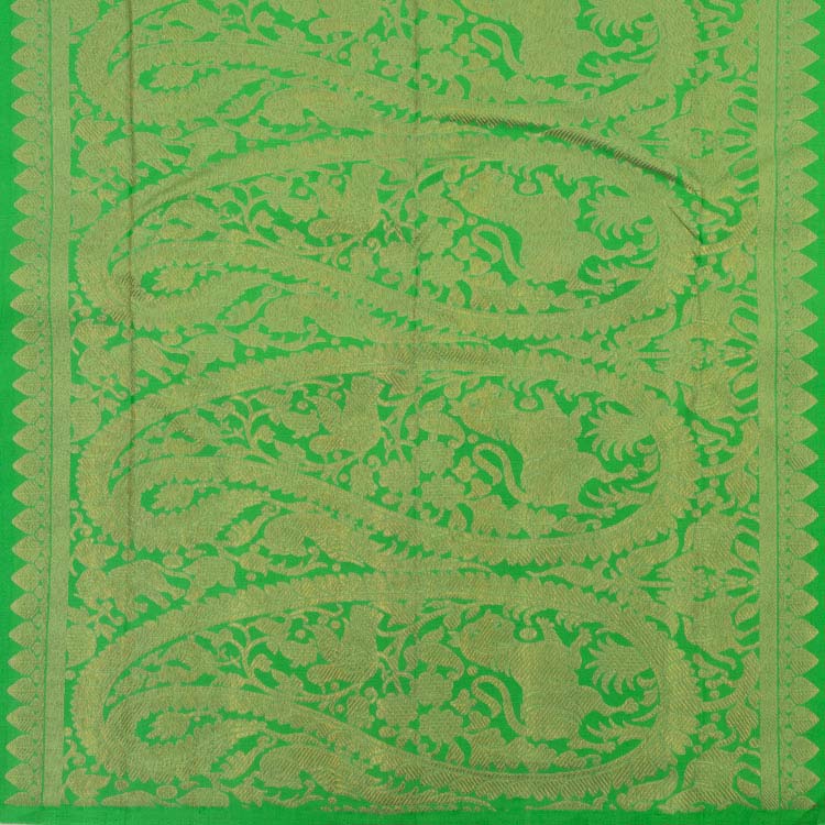 Kanjivaram Pure Zari Dupion Silk Saree 10036212