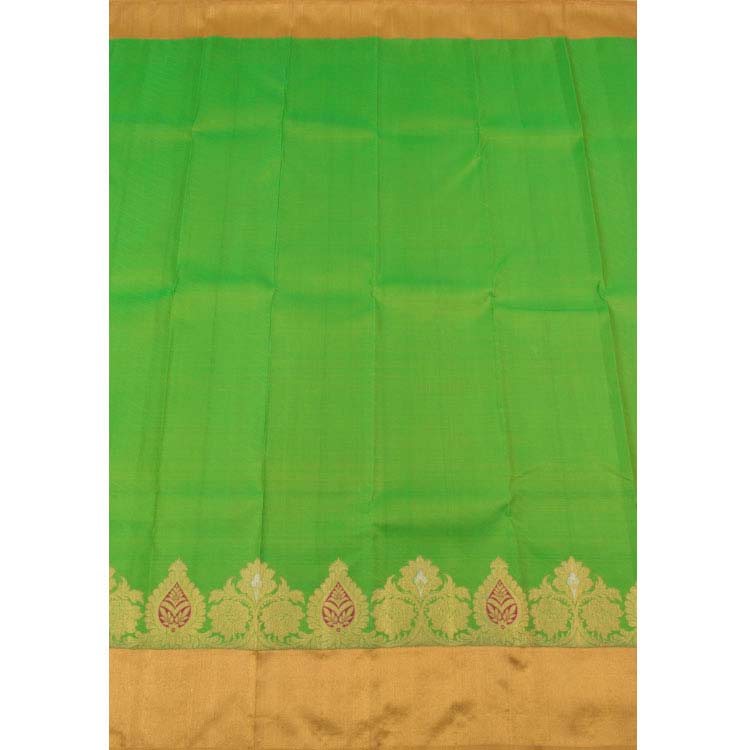 Kanjivaram Pure Zari Korvai Silk Saree 10036517