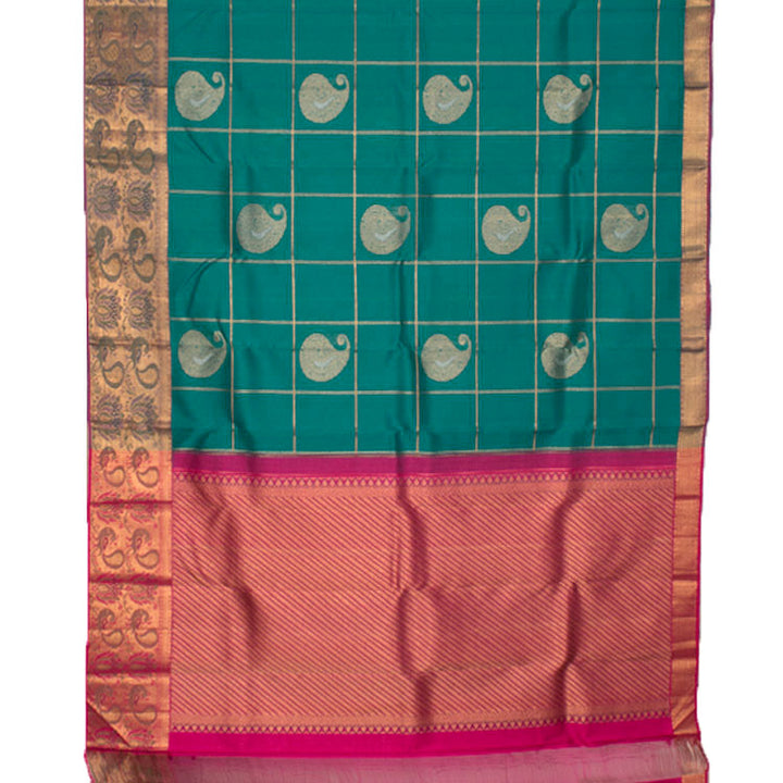 Kanjivaram Pure Zari Linen Saree 10036855