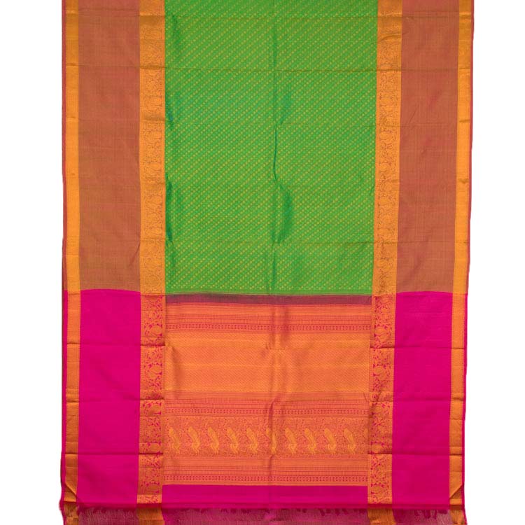 Kanjivaram Pure Zari Jacquard Silk Saree 10036858