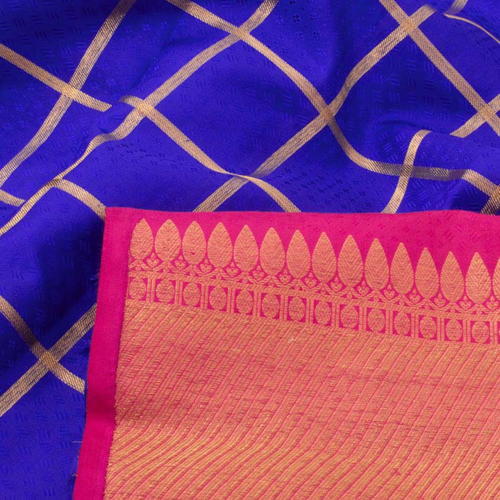 Kanjivaram Pure Zari Jacquard Silk Saree 10036869
