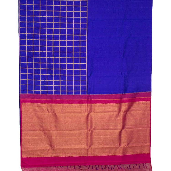 Kanjivaram Pure Zari Jacquard Silk Saree 10036869