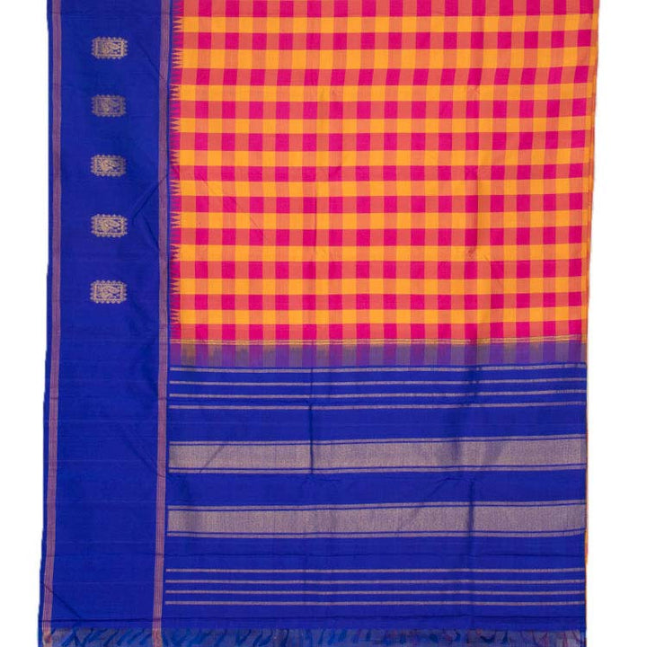 Kanjivaram Pure Zari Korvai Silk Saree 10037202