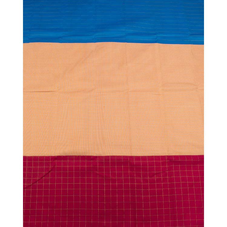 Kanjivaram Pure Zari Korvai Silk Saree 10037215
