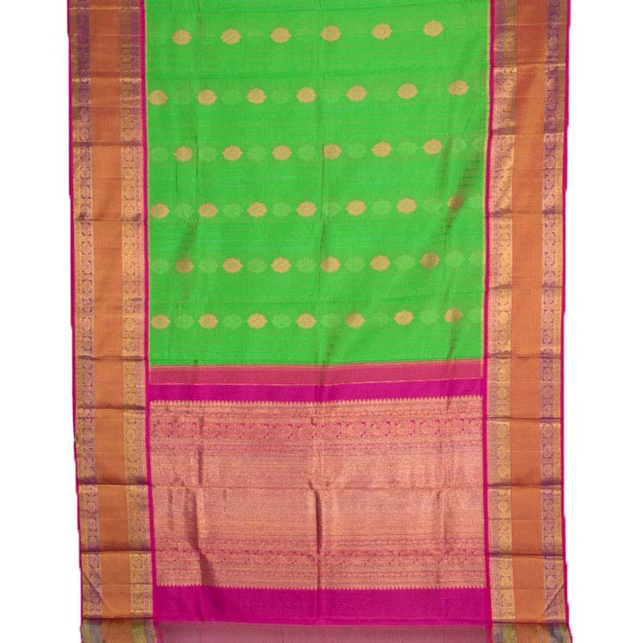 Kanjivaram Pure Zari Korvai Silk Saree 10037623