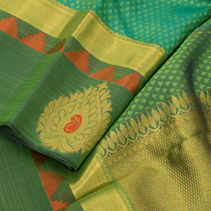 Kanjivaram Pure Zari Jacquard Silk Saree 10039295