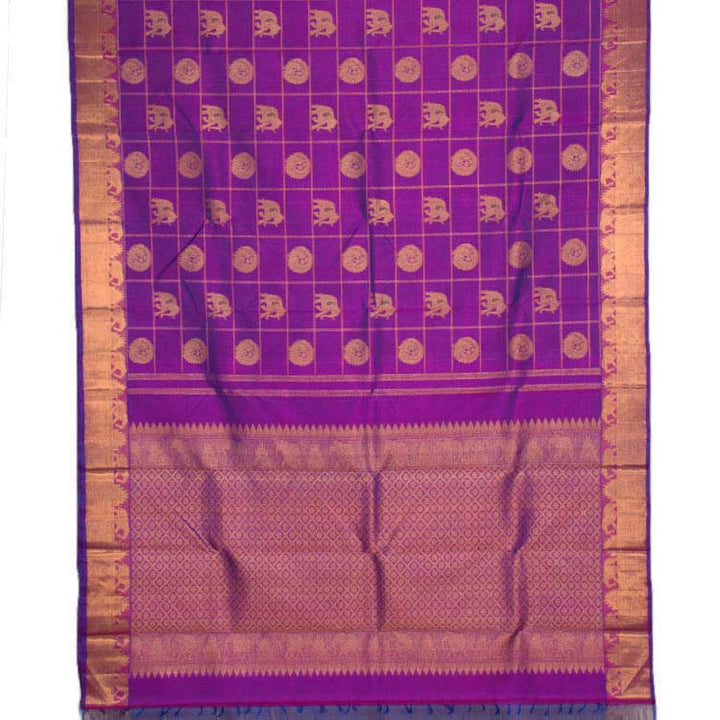 Kanjivaram Pure Zari Silk Saree 10039608