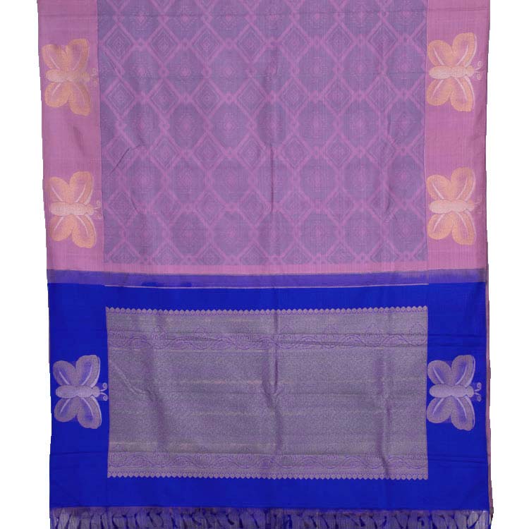 Kanjivaram Pure Zari Jacquard Silk Saree 10040353