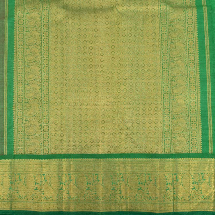 Kanjivaram Pure Zari Korvai Silk Saree 10040938