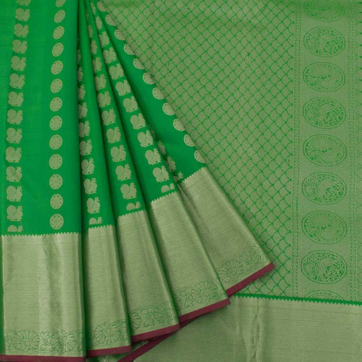 Kanjivaram Pure Zari Silk Saree 10042156