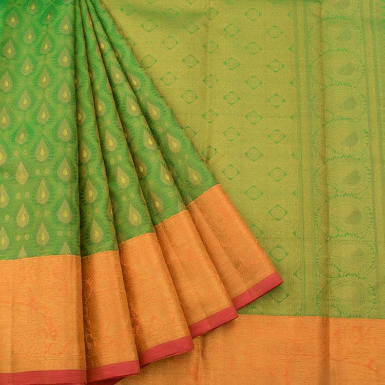 Kanjivaram Pure Zari Jacquard Silk Saree 10043088