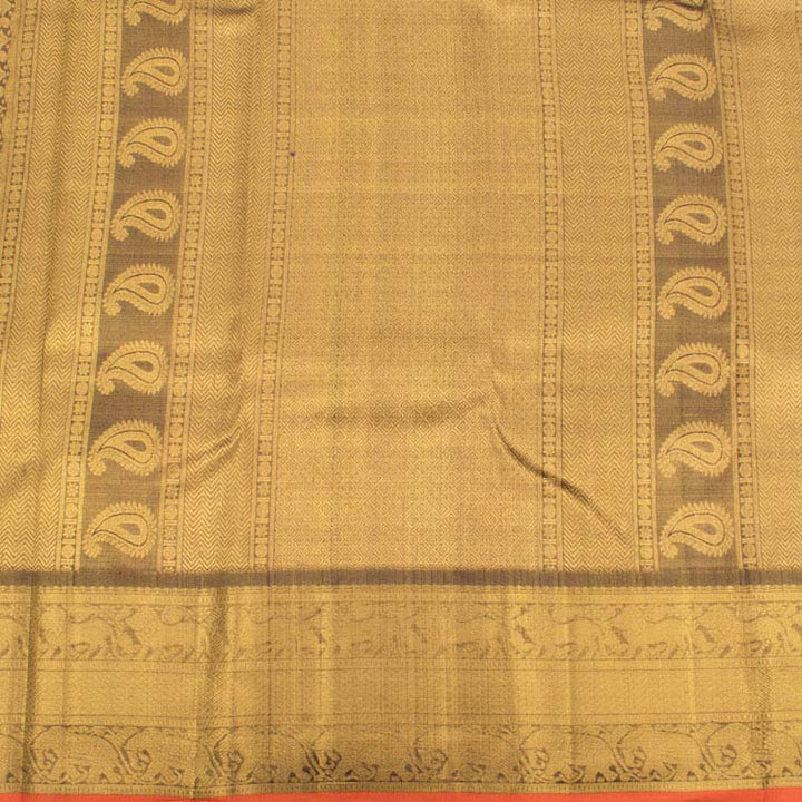 Kanjivaram Pure Zari Silk Saree 10043097