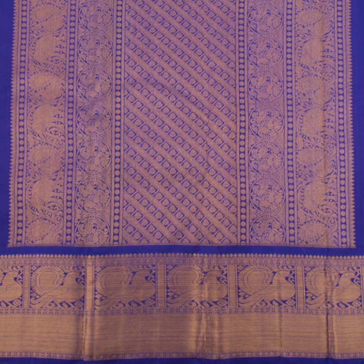 Kanjivaram Pure Zari Korvai Silk Saree 10043626