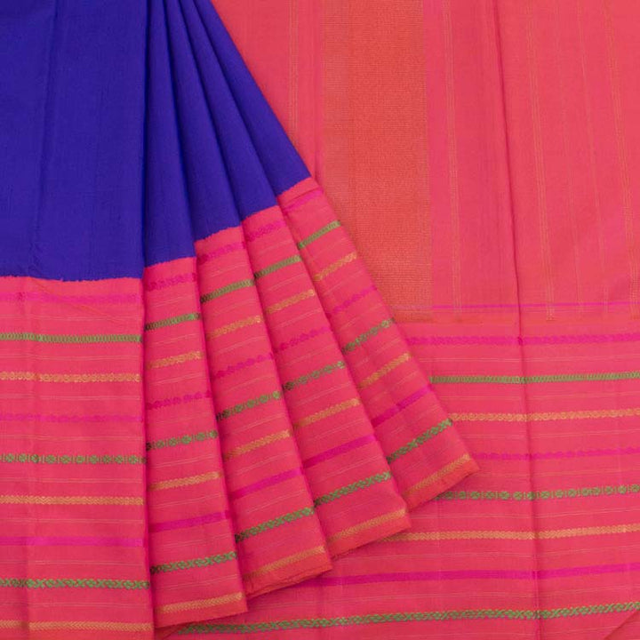 Kanjivaram Pure Zari Korvai Dupion Silk, Silk Saree 10044081