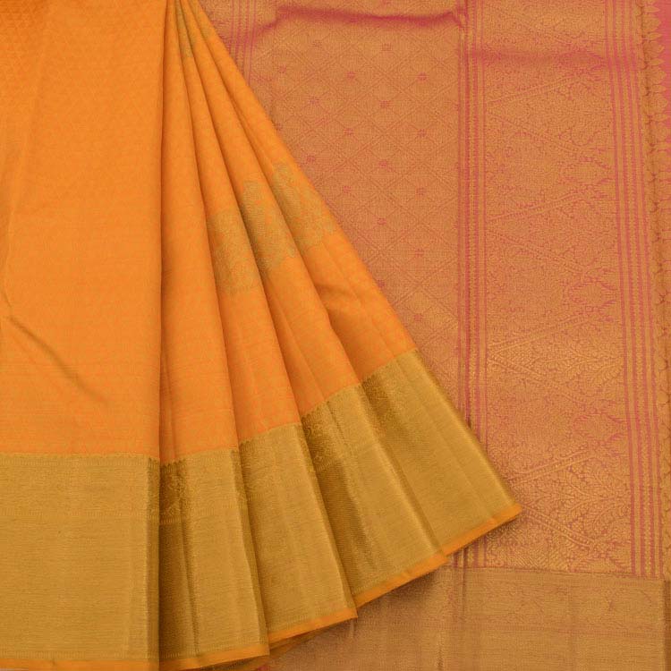 Kanjivaram Pure Zari Jacquard Silk Saree 10044423