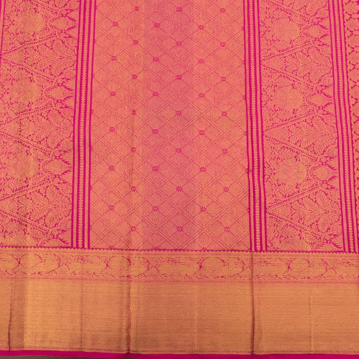 Kanjivaram Pure Zari Jacquard Silk Saree 10044424