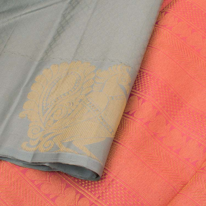 Kanjivaram Pure Zari Jacquard Silk Saree 10044938