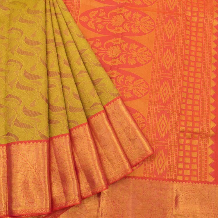 Kanjivaram Pure Silk Jacquard Saree 10045378