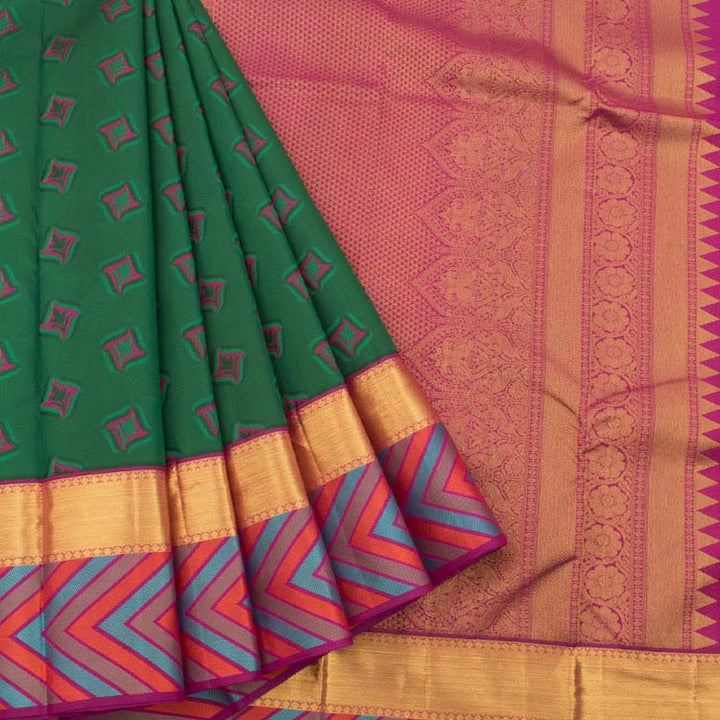 Kanjivaram Pure Silk Jacquard Saree 10045387