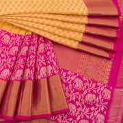 Kanjivaram Pure Zari Korvai Silk Saree 10045960