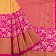 Kanjivaram Pure Zari Korvai Silk Saree 10045960