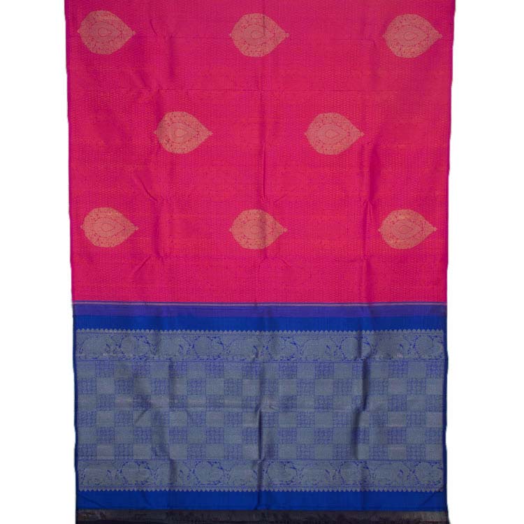 Kanjivaram Pure Zari Jacquard Silk Saree 10048267