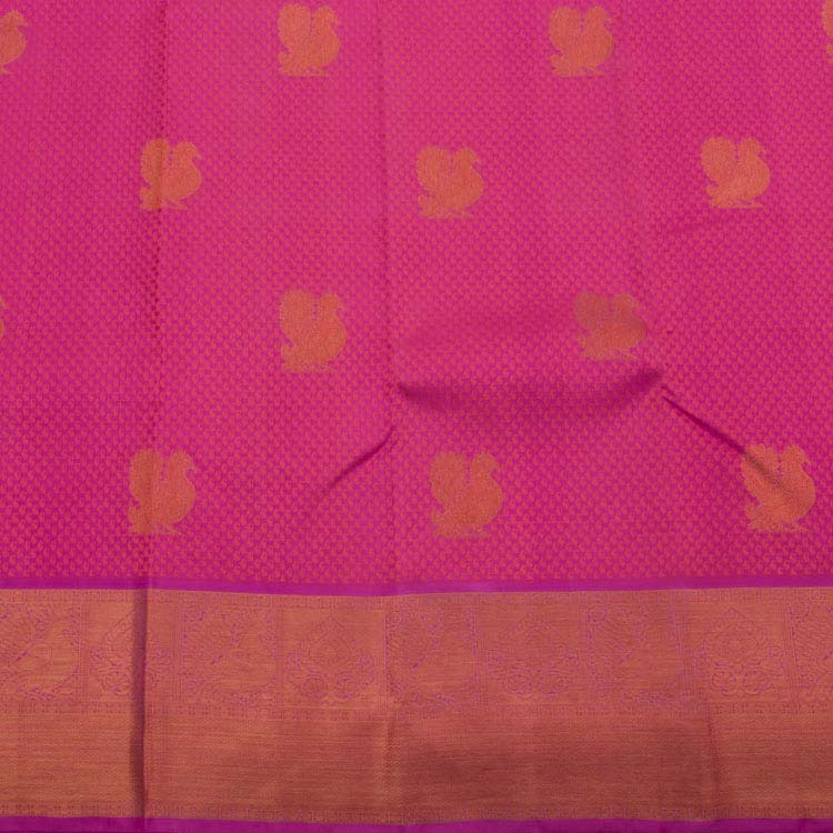 Kanjivaram Pure Zari Jacquard Silk Saree 10048288