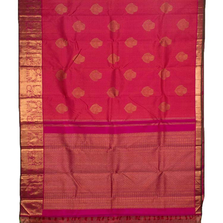 Kanjivaram Pure Zari Jacquard Silk Saree 10048290