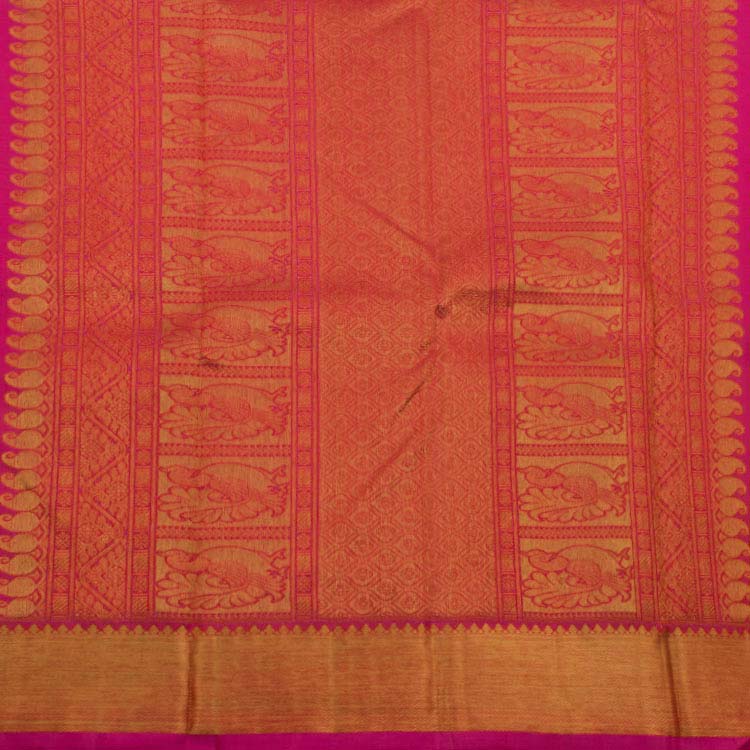 Kanjivaram Pure Zari Jacquard Silk Saree 10048631