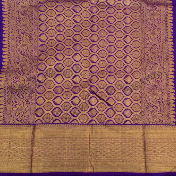 Kanjivaram Pure Zari Jacquard Silk Saree 10048655