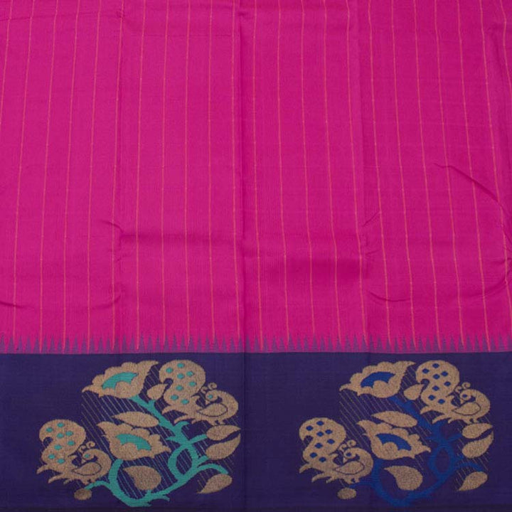 Kanjivaram Pure Zari Korvai Silk Saree 10049187