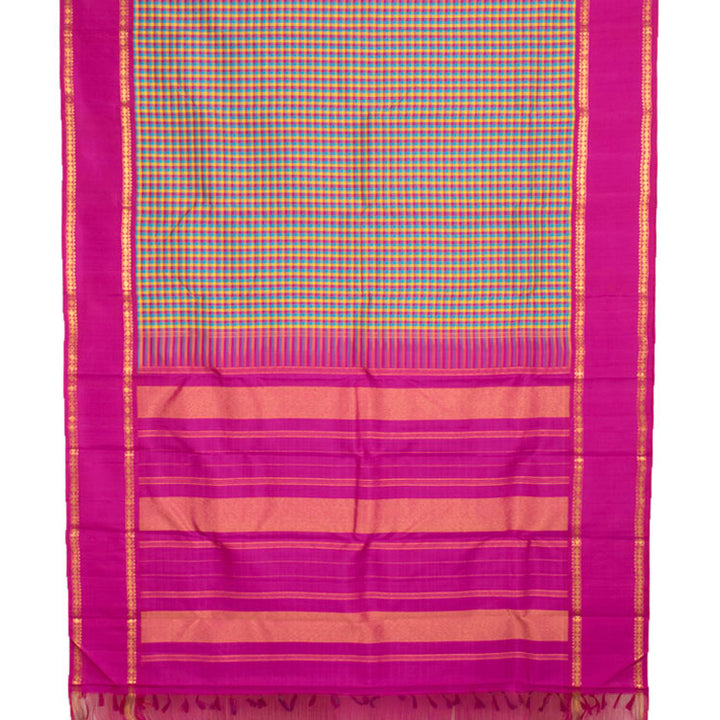 Kanjivaram Pure Zari Korvai Silk Saree 10051061