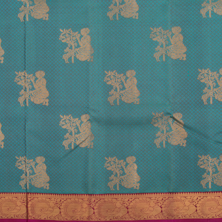 Kanjivaram Pure Zari Jacquard Silk Saree 10051065
