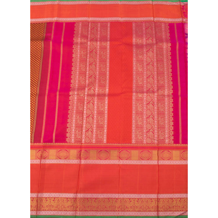 Kanjivaram Pure Zari Jacquard Silk Saree 10052402