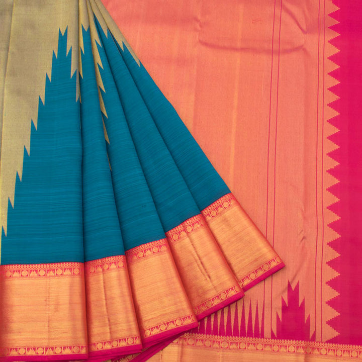 Kanjivaram Pure Zari Silk Saree 10052674